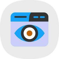 diseño de icono de vector de ojo