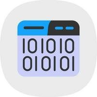 Binary Code Vector Icon Design