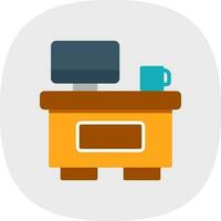 Information Desk Vector Icon Design