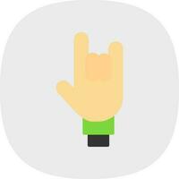 Rock On Vector Icon Design