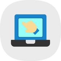 Laptop Vector Icon Design