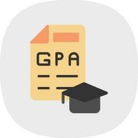 gpa vector icono diseño