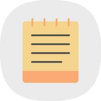 Notebook Vector Icon Design