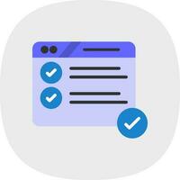 Checklist Vector Icon Design