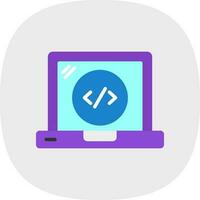 Web Coding Vector Icon Design