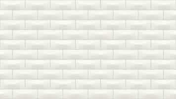 rectangle ceramic tiles white color seamless pattern vector