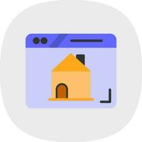 Home Page Vector Icon Design
