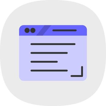 Browser Vector Icon Design