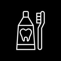 diseño de icono de vector de cepillo de dientes