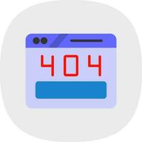 404 Error Vector Icon Design