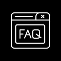 Faq Vector Icon Design