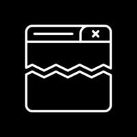 Broken Link Vector Icon Design