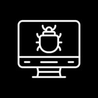Computer Bug Vector Icon Design
