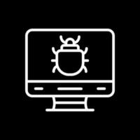 Computer Bug Vector Icon Design