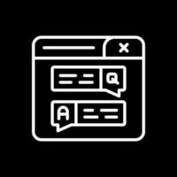 Forum Vector Icon Design