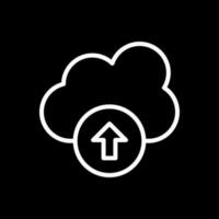 Cloud Upload Vector Icon Design