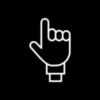 One Finger Vector Icon Design