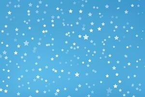 white color stars with shades on blue vector