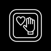 Palm Of Hand Vector Icon Design