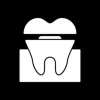 Dental Crown Vector Icon Design