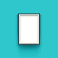 modern black frame on blue background vector