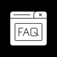 Faq Vector Icon Design