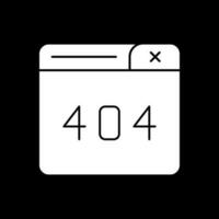 Diseño de icono de vector de error 404