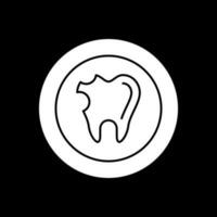 caries vector icono diseño