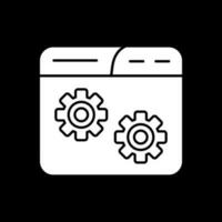 Website Setting Vector Icon Design