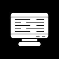 Monitor Screen Vector Icon Design