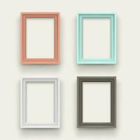 frames set on white background vector