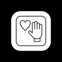 Palm Of Hand Vector Icon Design