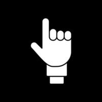 One Finger Vector Icon Design