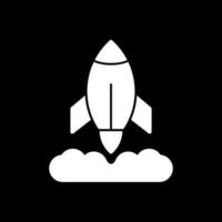 Rocket Launch Vector Icon Design