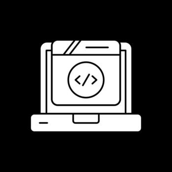 Web Coding Vector Icon Design