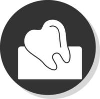 sabiduría diente vector icono diseño