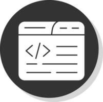 Web Coding Vector Icon Design