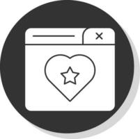 Favourite Page Vector Icon Design