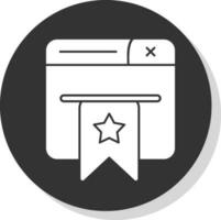 Bookmarked Vector Icon Design