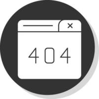 404 Error Vector Icon Design