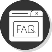 Faq Vector Icon Design