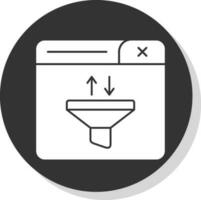 Funnel Vector Icon Design