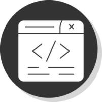 diseño de icono de vector de programación web