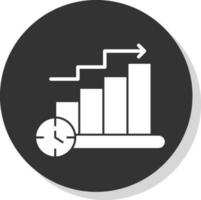 Bar Chart Vector Icon Design