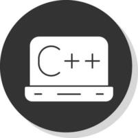 C vector icono diseño