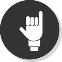 Little Finger Vector Icon Design