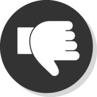 Thumb Down Vector Icon Design