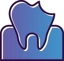 Dental Caries Vector Icon Design