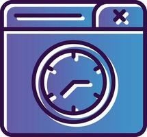 diseño de icono de vector de reloj