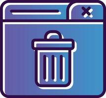 Trash Can Vector Icon Design